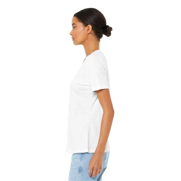 BELLA+CANVAS Women's Relaxed Jersey Short Sleeve V-Neck Tee. - BELLA+CANVAS Women's Relaxed Jersey Short Sleeve V-Neck Tee. - Image 25 of 35