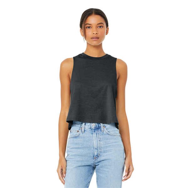 BELLA+CANVAS Women's Racerback Cropped Tank. - BELLA+CANVAS Women's Racerback Cropped Tank. - Image 19 of 40
