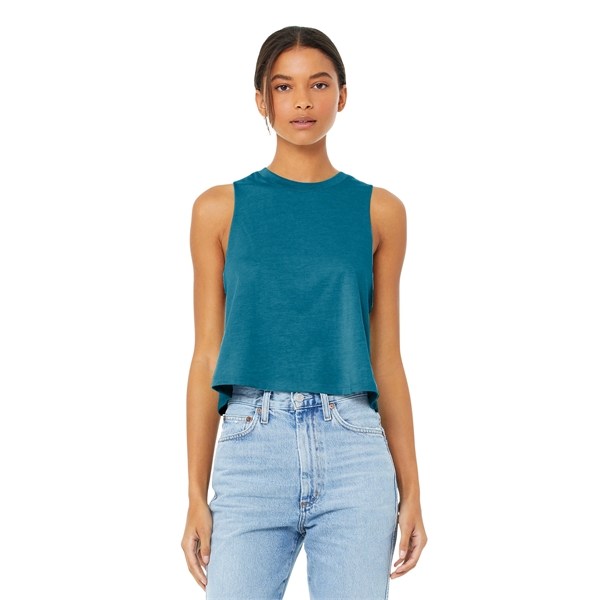BELLA+CANVAS Women's Racerback Cropped Tank. - BELLA+CANVAS Women's Racerback Cropped Tank. - Image 21 of 40