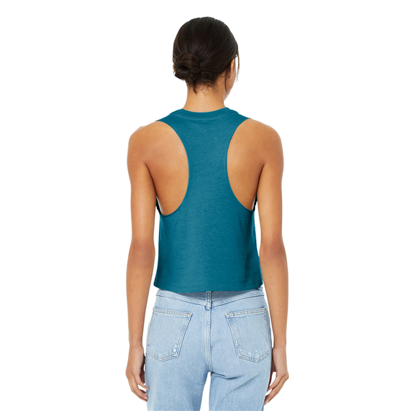 BELLA+CANVAS Women's Racerback Cropped Tank. - BELLA+CANVAS Women's Racerback Cropped Tank. - Image 22 of 40