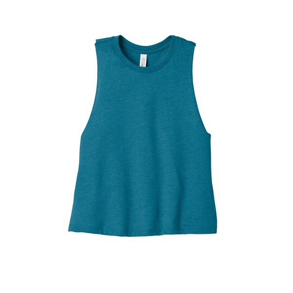 BELLA+CANVAS Women's Racerback Cropped Tank. - BELLA+CANVAS Women's Racerback Cropped Tank. - Image 1 of 40