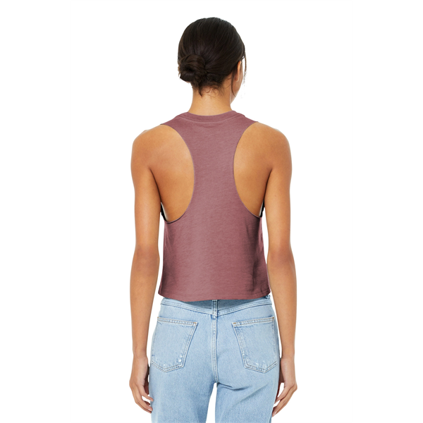 BELLA+CANVAS Women's Racerback Cropped Tank. - BELLA+CANVAS Women's Racerback Cropped Tank. - Image 24 of 40