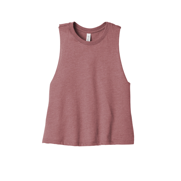 BELLA+CANVAS Women's Racerback Cropped Tank. - BELLA+CANVAS Women's Racerback Cropped Tank. - Image 2 of 40