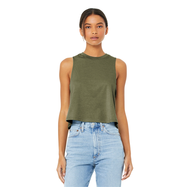 BELLA+CANVAS Women's Racerback Cropped Tank. - BELLA+CANVAS Women's Racerback Cropped Tank. - Image 25 of 40