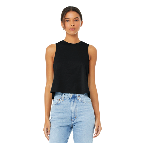 BELLA+CANVAS Women's Racerback Cropped Tank. - BELLA+CANVAS Women's Racerback Cropped Tank. - Image 27 of 40