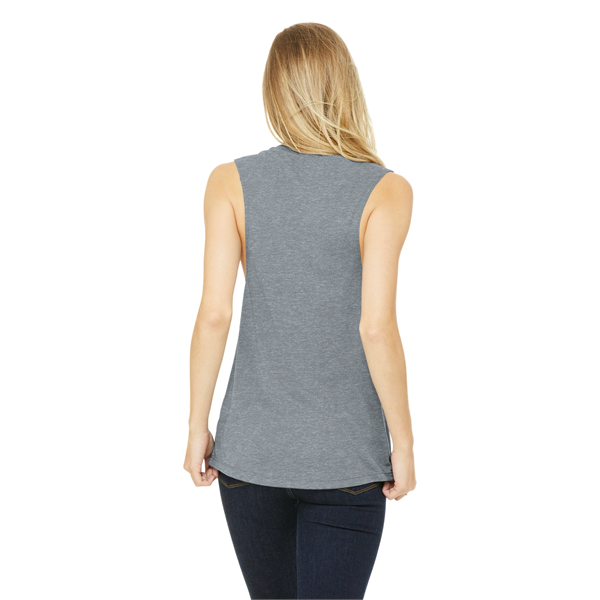 BELLA+CANVAS Women's Flowy Scoop Muscle Tank. - BELLA+CANVAS Women's Flowy Scoop Muscle Tank. - Image 14 of 28