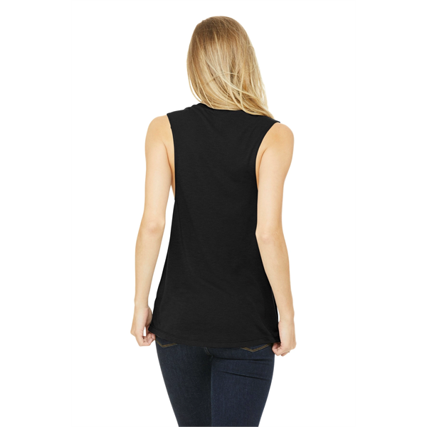 BELLA+CANVAS Women's Flowy Scoop Muscle Tank. - BELLA+CANVAS Women's Flowy Scoop Muscle Tank. - Image 15 of 28