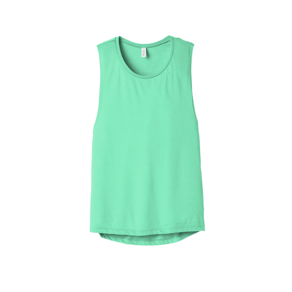 BELLA+CANVAS Women's Flowy Scoop Muscle Tank. - BELLA+CANVAS Women's Flowy Scoop Muscle Tank. - Image 9 of 28
