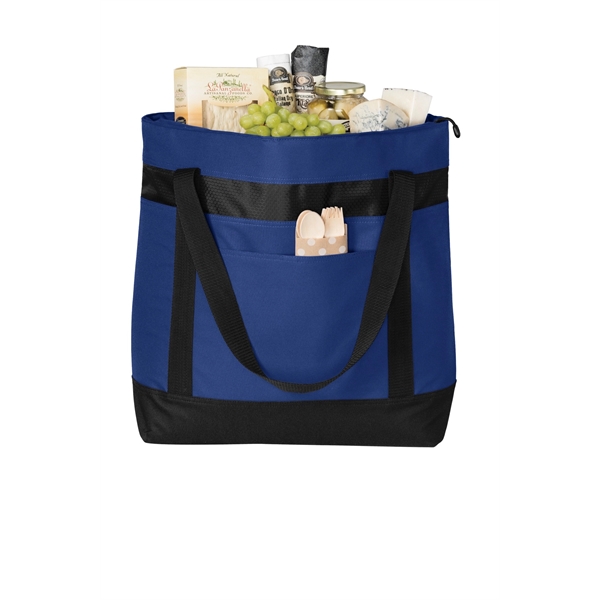 Port Authority Large Tote Cooler. - Port Authority Large Tote Cooler. - Image 3 of 7