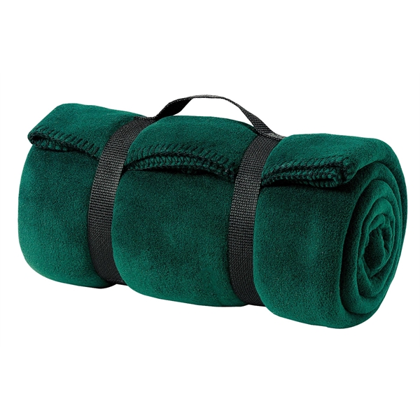 Port Authority - Value Fleece Blanket with Strap. - Port Authority - Value Fleece Blanket with Strap. - Image 1 of 7