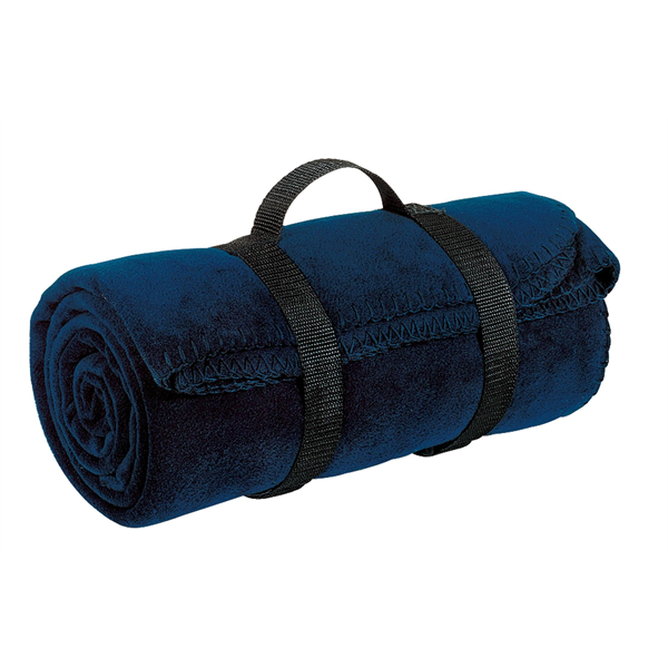 Port Authority - Value Fleece Blanket with Strap. - Port Authority - Value Fleece Blanket with Strap. - Image 4 of 7