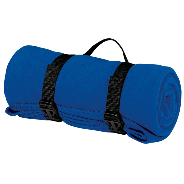 Port Authority - Value Fleece Blanket with Strap. - Port Authority - Value Fleece Blanket with Strap. - Image 7 of 7