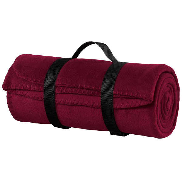 Port Authority - Value Fleece Blanket with Strap. - Port Authority - Value Fleece Blanket with Strap. - Image 2 of 7