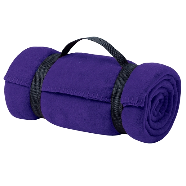 Port Authority - Value Fleece Blanket with Strap. - Port Authority - Value Fleece Blanket with Strap. - Image 5 of 7