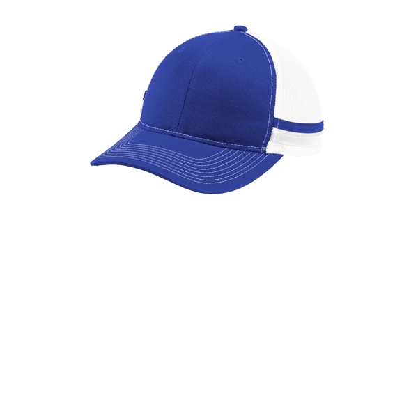 Port Authority Two-Stripe Snapback Trucker Cap. - Port Authority Two-Stripe Snapback Trucker Cap. - Image 0 of 6