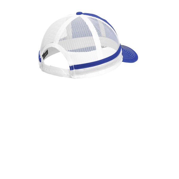 Port Authority Two-Stripe Snapback Trucker Cap. - Port Authority Two-Stripe Snapback Trucker Cap. - Image 1 of 6