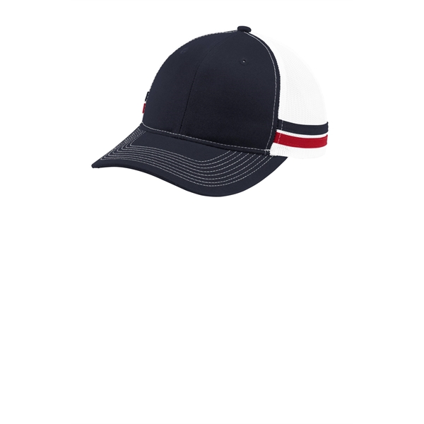 Port Authority Two-Stripe Snapback Trucker Cap. - Port Authority Two-Stripe Snapback Trucker Cap. - Image 2 of 6