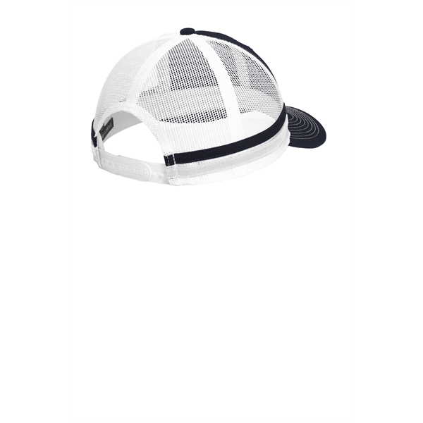 Port Authority Two-Stripe Snapback Trucker Cap. - Port Authority Two-Stripe Snapback Trucker Cap. - Image 5 of 6