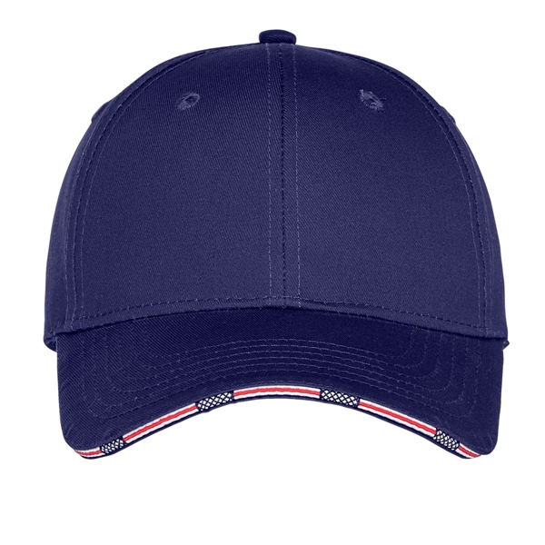 Port Authority Americana Flag Sandwich Cap. - Port Authority Americana Flag Sandwich Cap. - Image 0 of 7