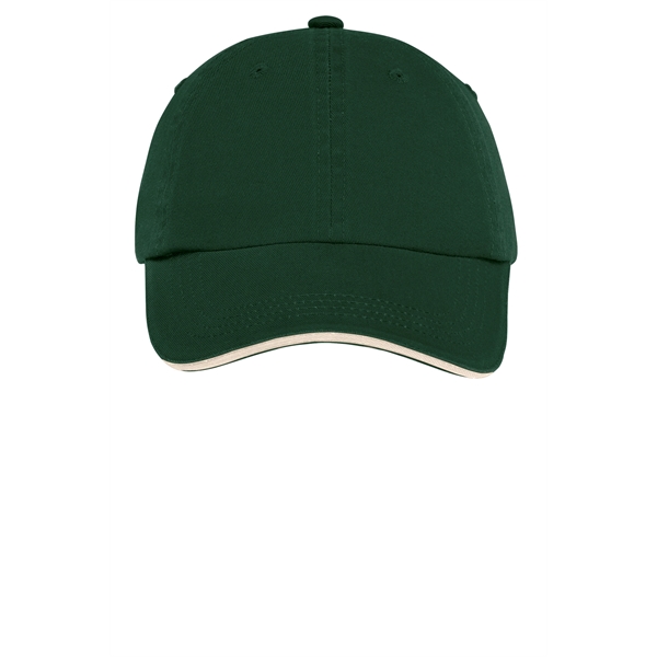 Port Authority Sandwich Bill Cap with Striped Closure. - Port Authority Sandwich Bill Cap with Striped Closure. - Image 16 of 55