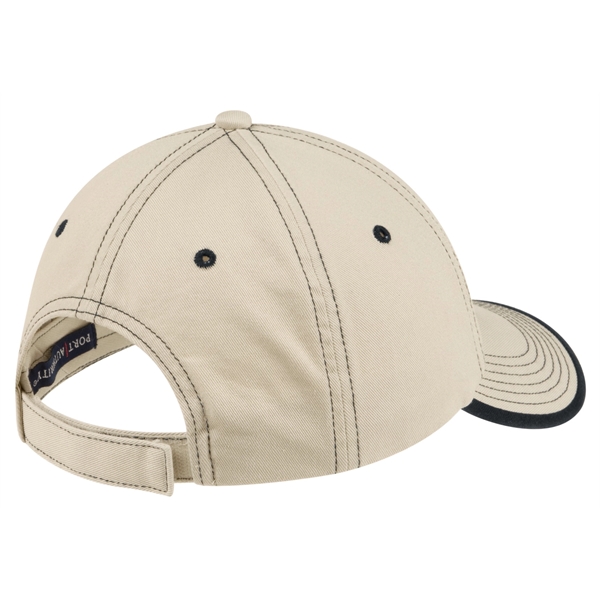 Port Authority Vintage Washed Contrast Stitch Cap. - Port Authority Vintage Washed Contrast Stitch Cap. - Image 6 of 19