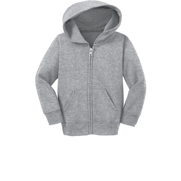 Port & Company Toddler Core Fleece Full-Zip Hooded Sweats... - Port & Company Toddler Core Fleece Full-Zip Hooded Sweats... - Image 6 of 26