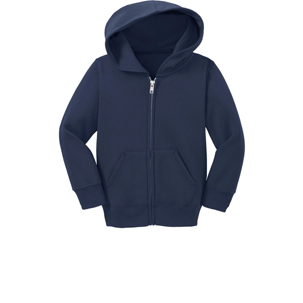 Port & Company Toddler Core Fleece Full-Zip Hooded Sweats... - Port & Company Toddler Core Fleece Full-Zip Hooded Sweats... - Image 13 of 26