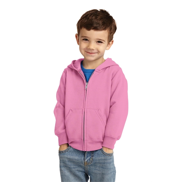 Port & Company Toddler Core Fleece Full-Zip Hooded Sweats... - Port & Company Toddler Core Fleece Full-Zip Hooded Sweats... - Image 20 of 26