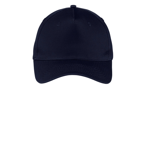 Port & Company Five-Panel Twill Cap. - Port & Company Five-Panel Twill Cap. - Image 6 of 22