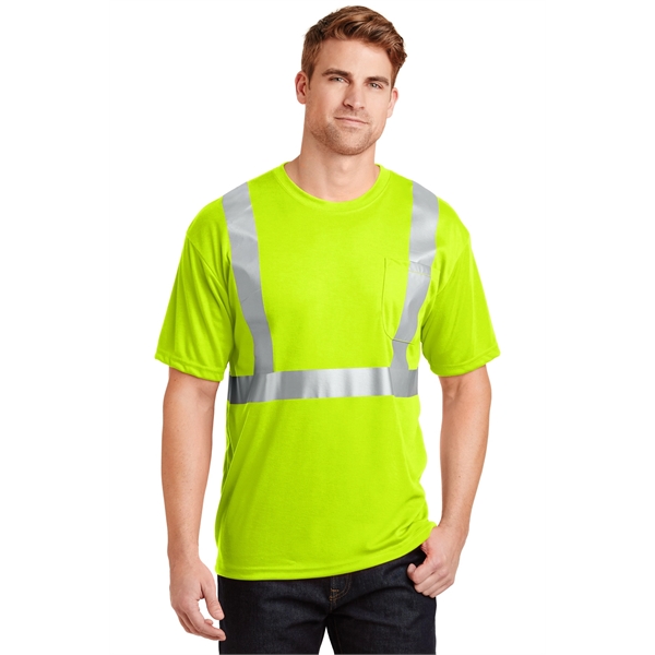 CornerStone - ANSI 107 Class 2 Safety T-Shirt. - CornerStone - ANSI 107 Class 2 Safety T-Shirt. - Image 8 of 10