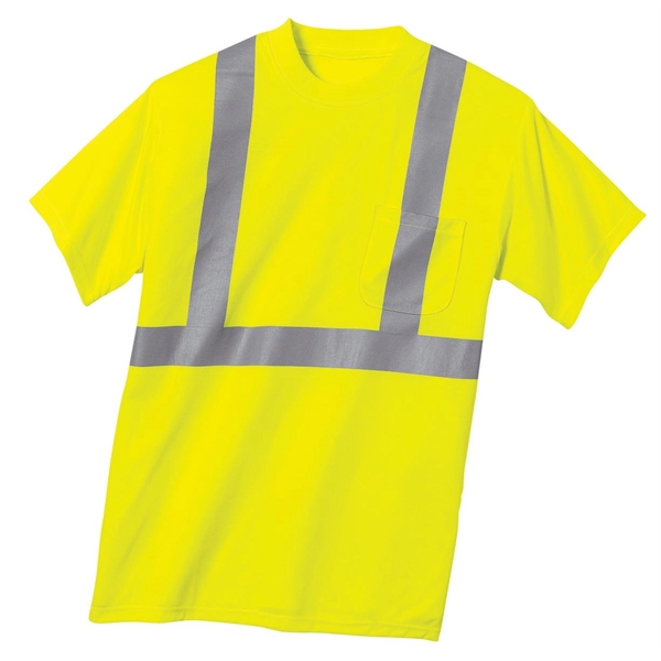 CornerStone - ANSI 107 Class 2 Safety T-Shirt. - CornerStone - ANSI 107 Class 2 Safety T-Shirt. - Image 9 of 10