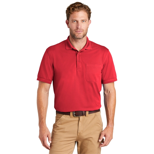 CornerStone Industrial Snag-Proof Pique Pocket Polo. - CornerStone Industrial Snag-Proof Pique Pocket Polo. - Image 21 of 35