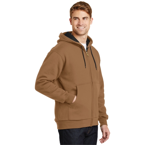 CornerStone - Heavyweight Full-Zip Hooded Sweatshirt with... - CornerStone - Heavyweight Full-Zip Hooded Sweatshirt with... - Image 3 of 20