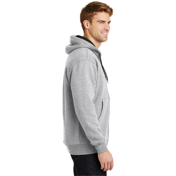 CornerStone - Heavyweight Full-Zip Hooded Sweatshirt with... - CornerStone - Heavyweight Full-Zip Hooded Sweatshirt with... - Image 10 of 20