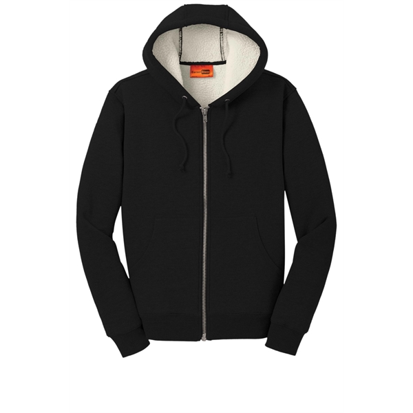 CornerStone Heavyweight Sherpa-Lined Hooded Fleece Jacket. - CornerStone Heavyweight Sherpa-Lined Hooded Fleece Jacket. - Image 6 of 20