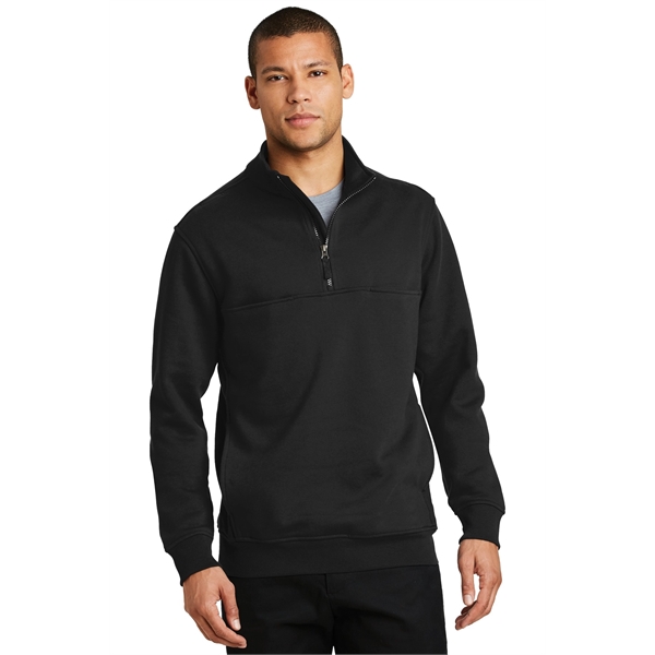 CornerStone 1/2-Zip Job Shirt. - CornerStone 1/2-Zip Job Shirt. - Image 10 of 10