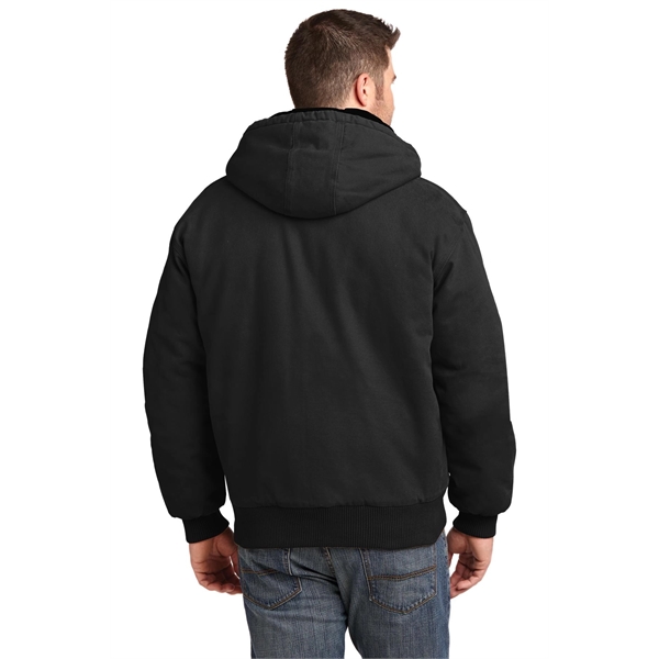 CornerStone Washed Duck Cloth Insulated Hooded Work Jacket. - CornerStone Washed Duck Cloth Insulated Hooded Work Jacket. - Image 1 of 20