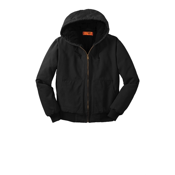 CornerStone Washed Duck Cloth Insulated Hooded Work Jacket. - CornerStone Washed Duck Cloth Insulated Hooded Work Jacket. - Image 0 of 20