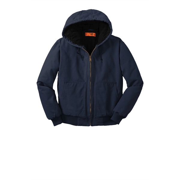 CornerStone Washed Duck Cloth Insulated Hooded Work Jacket. - CornerStone Washed Duck Cloth Insulated Hooded Work Jacket. - Image 8 of 20