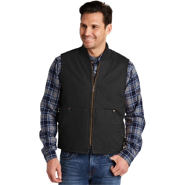 CornerStone Washed Duck Cloth Vest. - CornerStone Washed Duck Cloth Vest. - Image 0 of 15