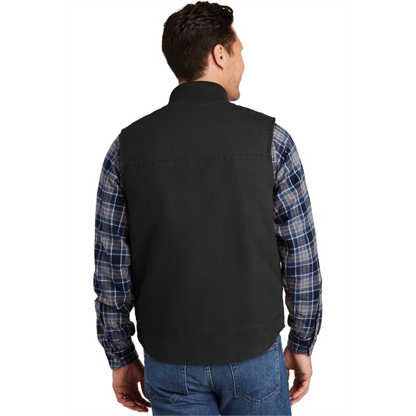 CornerStone Washed Duck Cloth Vest. - CornerStone Washed Duck Cloth Vest. - Image 3 of 15