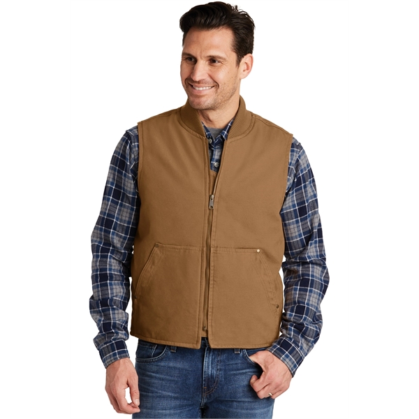 CornerStone Washed Duck Cloth Vest. - CornerStone Washed Duck Cloth Vest. - Image 1 of 15