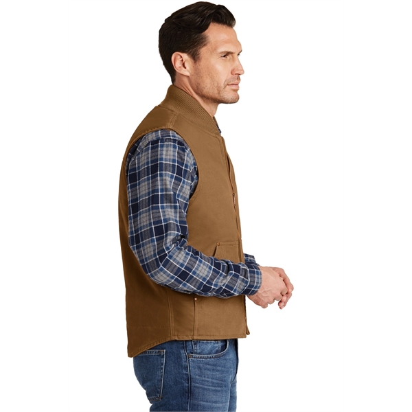 CornerStone Washed Duck Cloth Vest. - CornerStone Washed Duck Cloth Vest. - Image 9 of 15