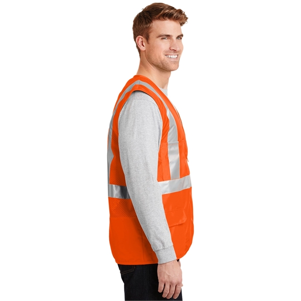 CornerStone - ANSI 107 Class 2 Mesh Back Safety Vest. - CornerStone - ANSI 107 Class 2 Mesh Back Safety Vest. - Image 2 of 10