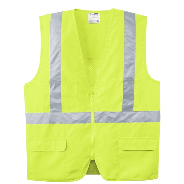 CornerStone - ANSI 107 Class 2 Mesh Back Safety Vest. - CornerStone - ANSI 107 Class 2 Mesh Back Safety Vest. - Image 7 of 10