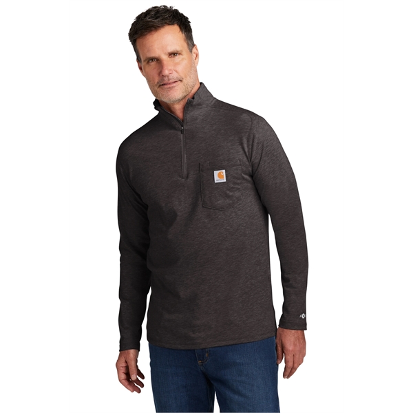 Carhartt Force 1/4-Zip Long Sleeve T-Shirt - Carhartt Force 1/4-Zip Long Sleeve T-Shirt - Image 18 of 20