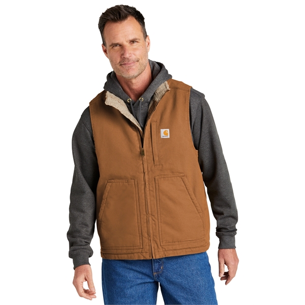 Carhartt Sherpa-Lined Mock Neck Vest - Carhartt Sherpa-Lined Mock Neck Vest - Image 5 of 14