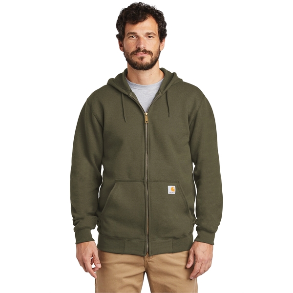 Carhartt Midweight Hooded Zip-Front Sweatshirt. - Carhartt Midweight Hooded Zip-Front Sweatshirt. - Image 16 of 35