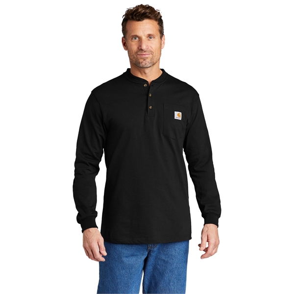 Carhartt Long Sleeve Henley T-Shirt - Carhartt Long Sleeve Henley T-Shirt - Image 5 of 20