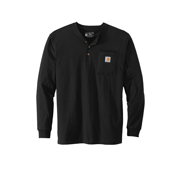 Carhartt Long Sleeve Henley T-Shirt - Carhartt Long Sleeve Henley T-Shirt - Image 7 of 20